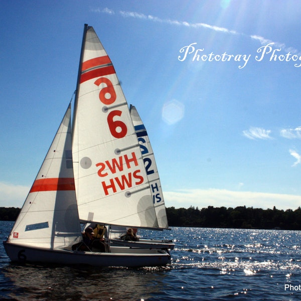 HWS Sailboat On Seneca Lake Photograph