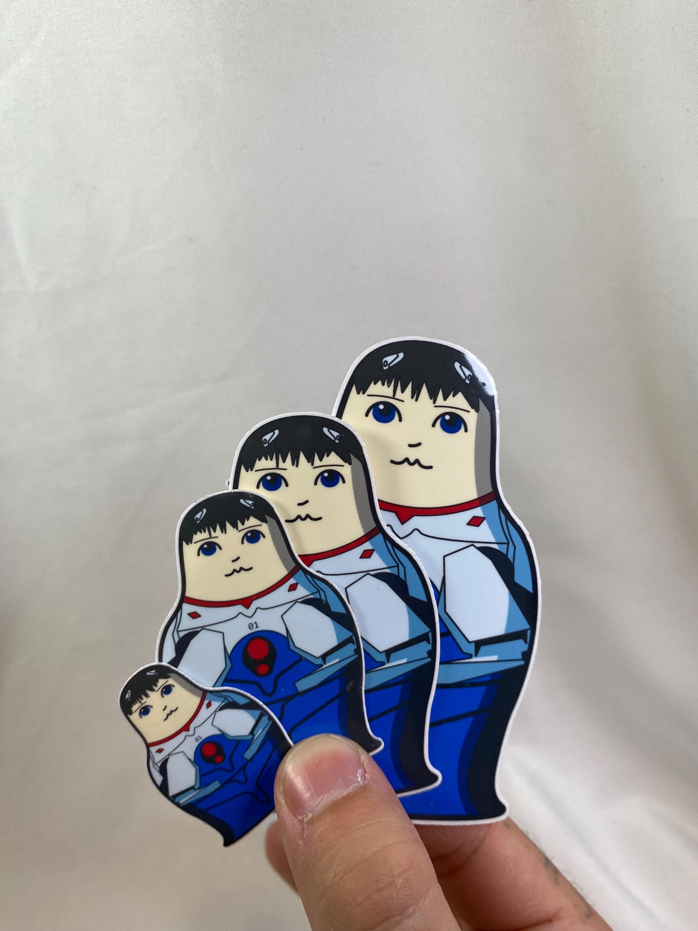 シンジ 3枚 Shinji Sticker - Etsy