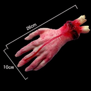 Bloody Halloween Horror Props: Fake Body Parts - Haunted House Decorations