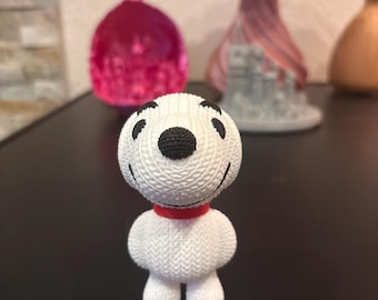 Estampados 3D tejidos de Snoopy y más.