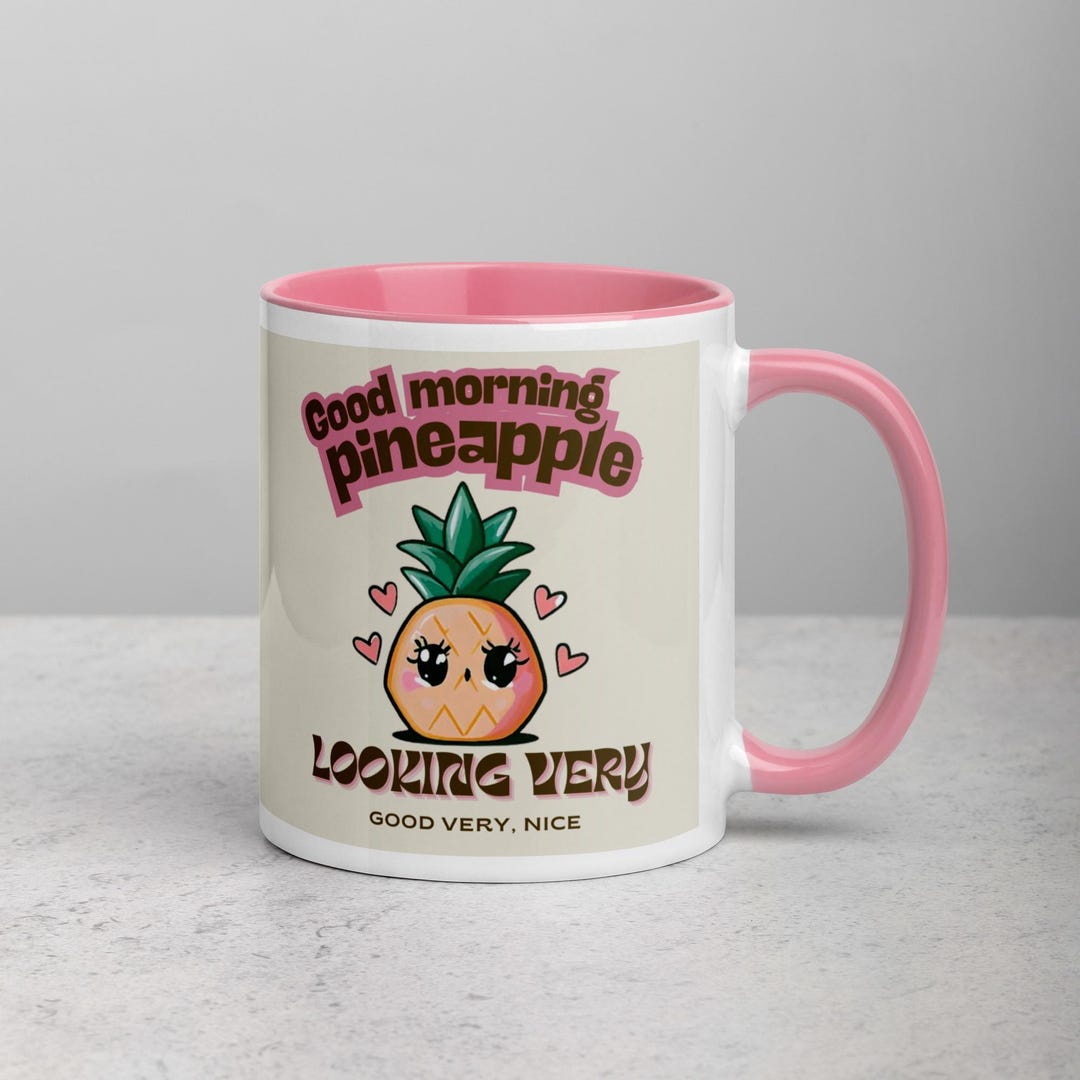 Mug With Color Inside - Etsy