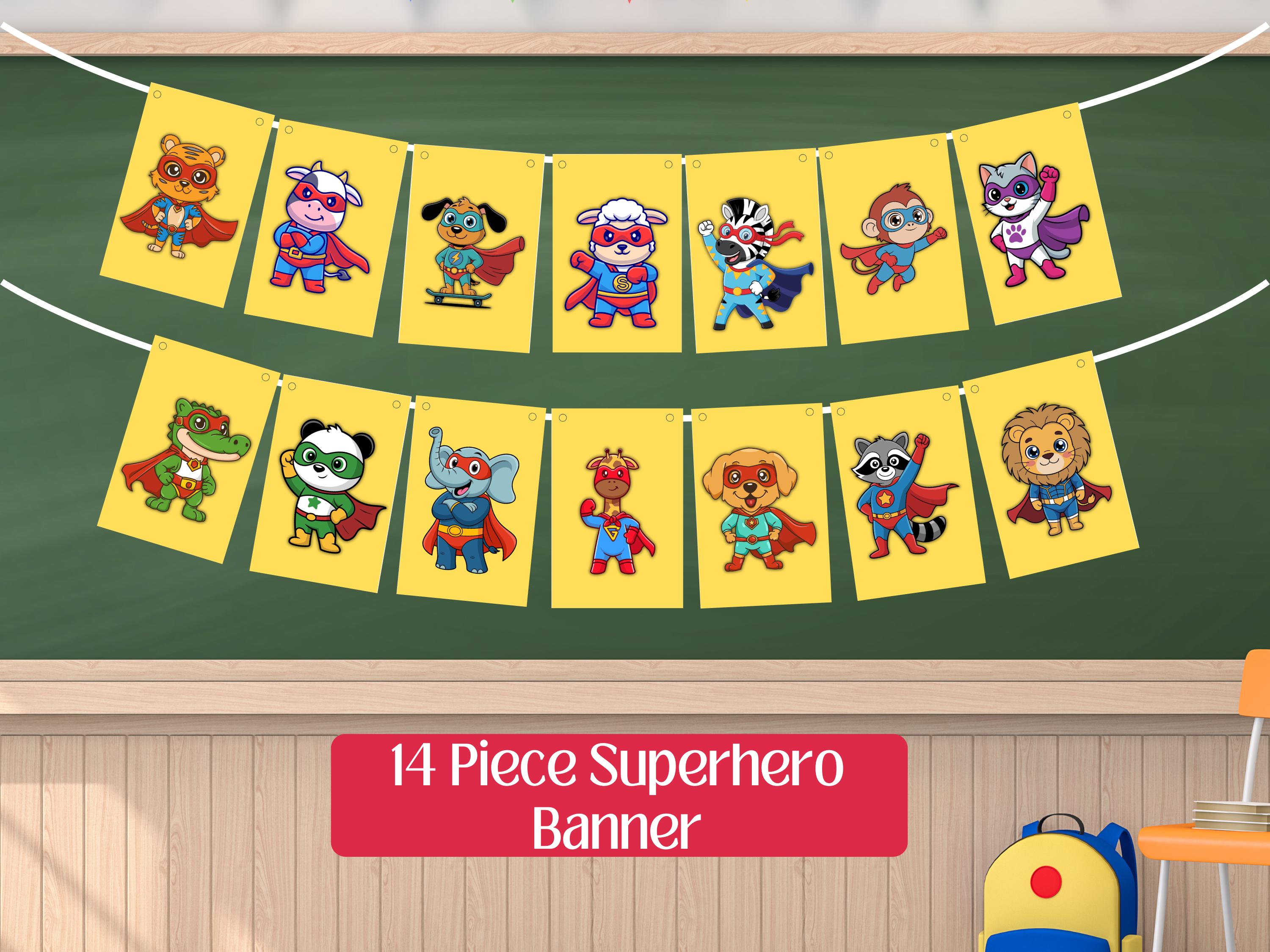 We Are All Superheroes Bulletin Board | Comic Book Classroom Decor ...
