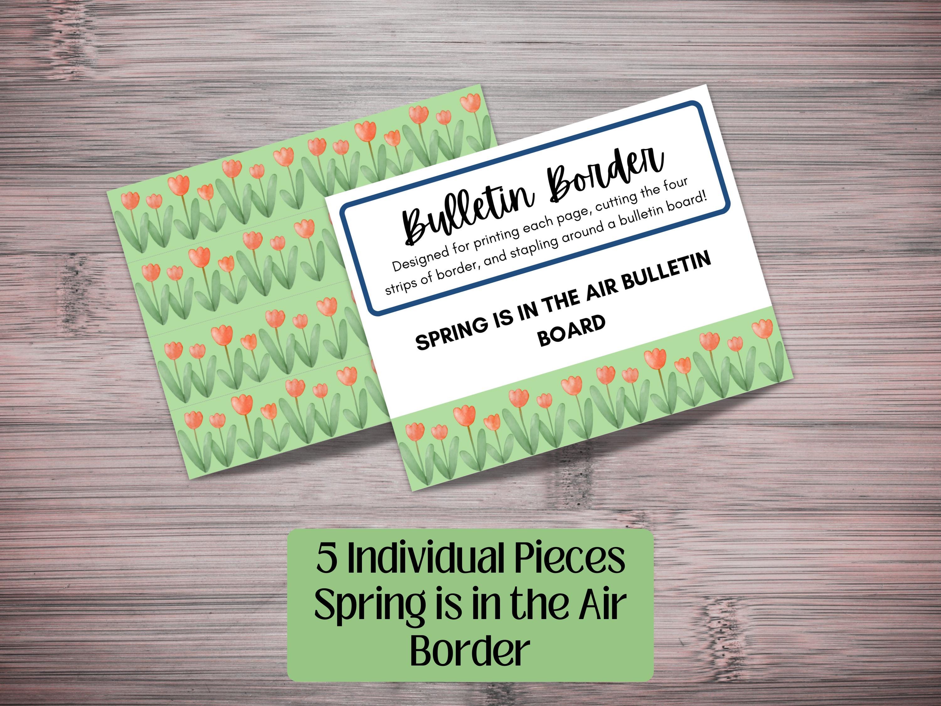 Spring Hot Air Balloon Bulletin Board Kit | Classroom Decor (PDF) - Etsy