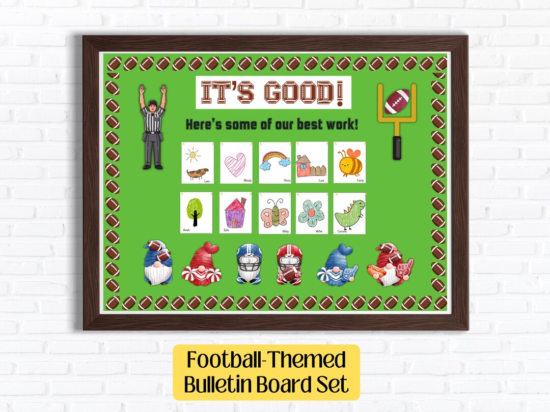 Super Bowl Bulletin Board Set | Football Classroom Decor | Game Day ...