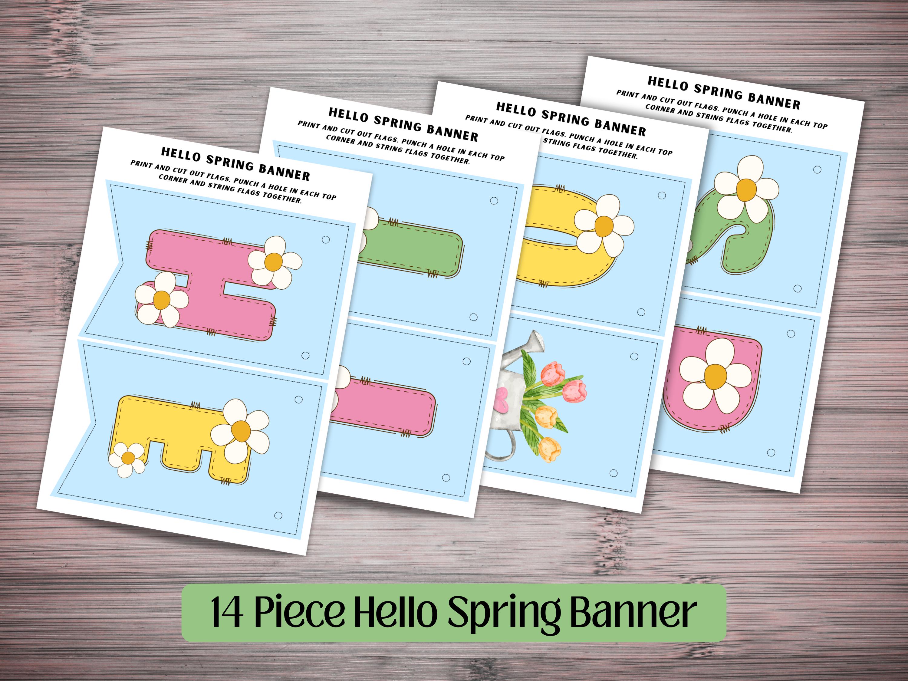 Spring Hot Air Balloon Bulletin Board Kit | Classroom Decor (PDF) - Etsy