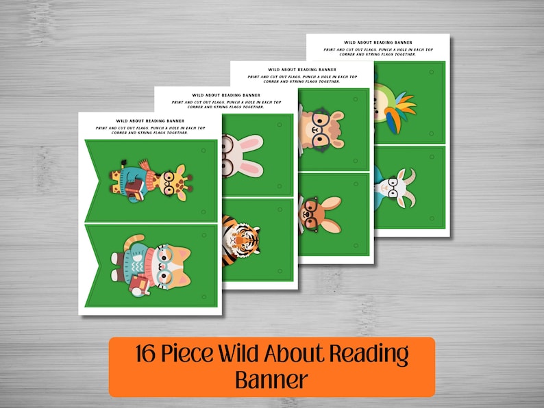 Wild About Reading Bulletin Board Set | Safari Jungle Classroom Decor ...