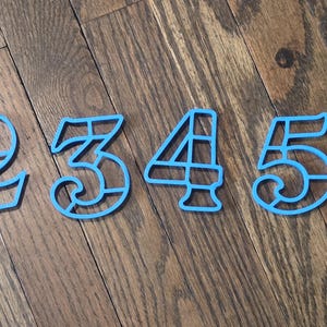 Number Cookie Cutters