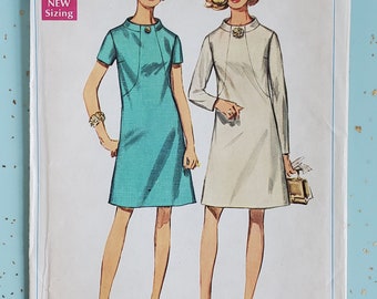 Simplicity 7807 Dress Size 12 Bust 34" Sewing Pattern