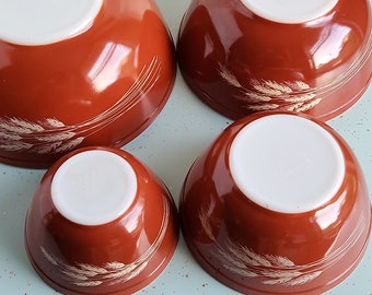 Pyrex Autumn Harvest Wheat Mixing Bowl Set