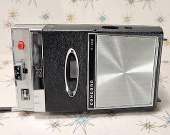 Concord F-100 Cassette Tape Recorder-Player | Circa 1967 | Vintage Audio