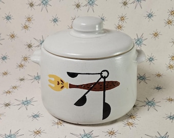 Olla de barro de cerámica West Bend / MCM Kitchen