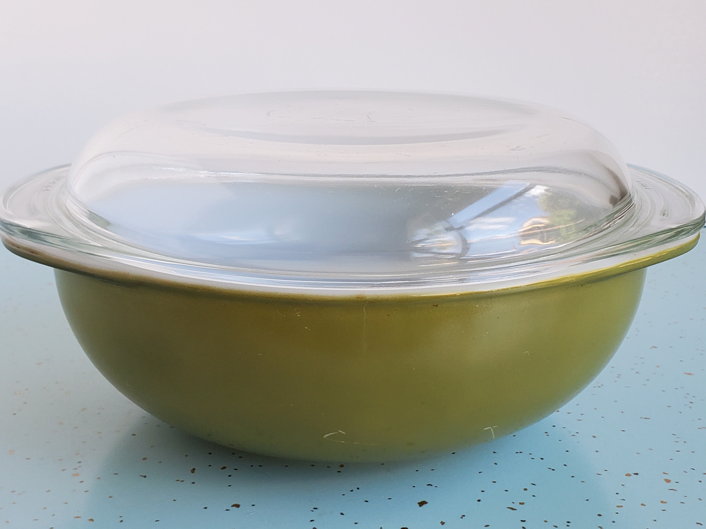 Pyrex 024 Verde Green Casserole Etsy