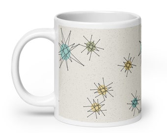 Franciscan Starburst 20 oz Mug | Atomic Starburst | Mid Century Modern