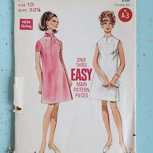 Butterick 5173 Dress Size 10 Bust 32 1/2&quot; Sewing Pattern