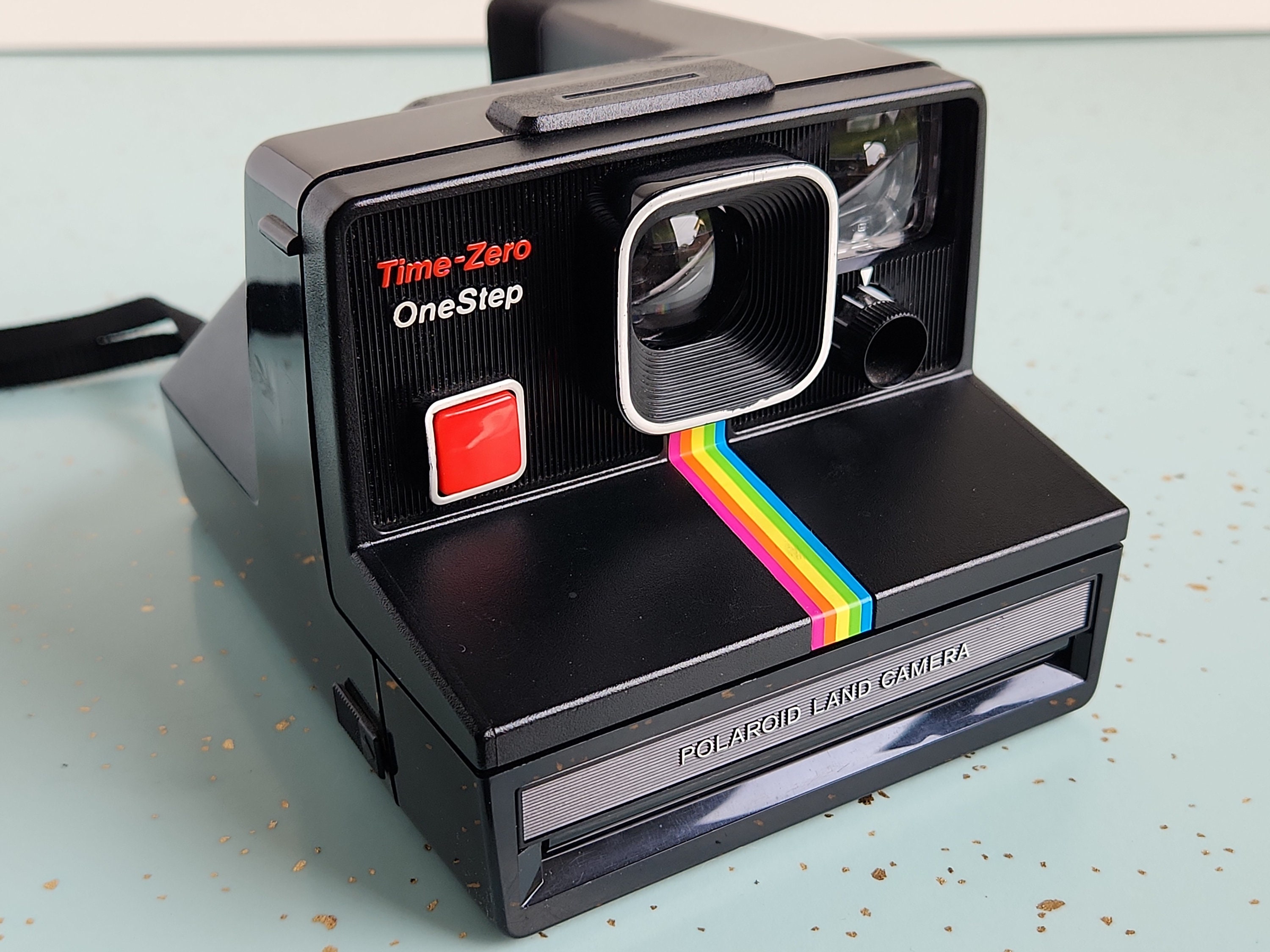 VINTAGE Polaroid Time Zero One Step Camera Land Camera Flash