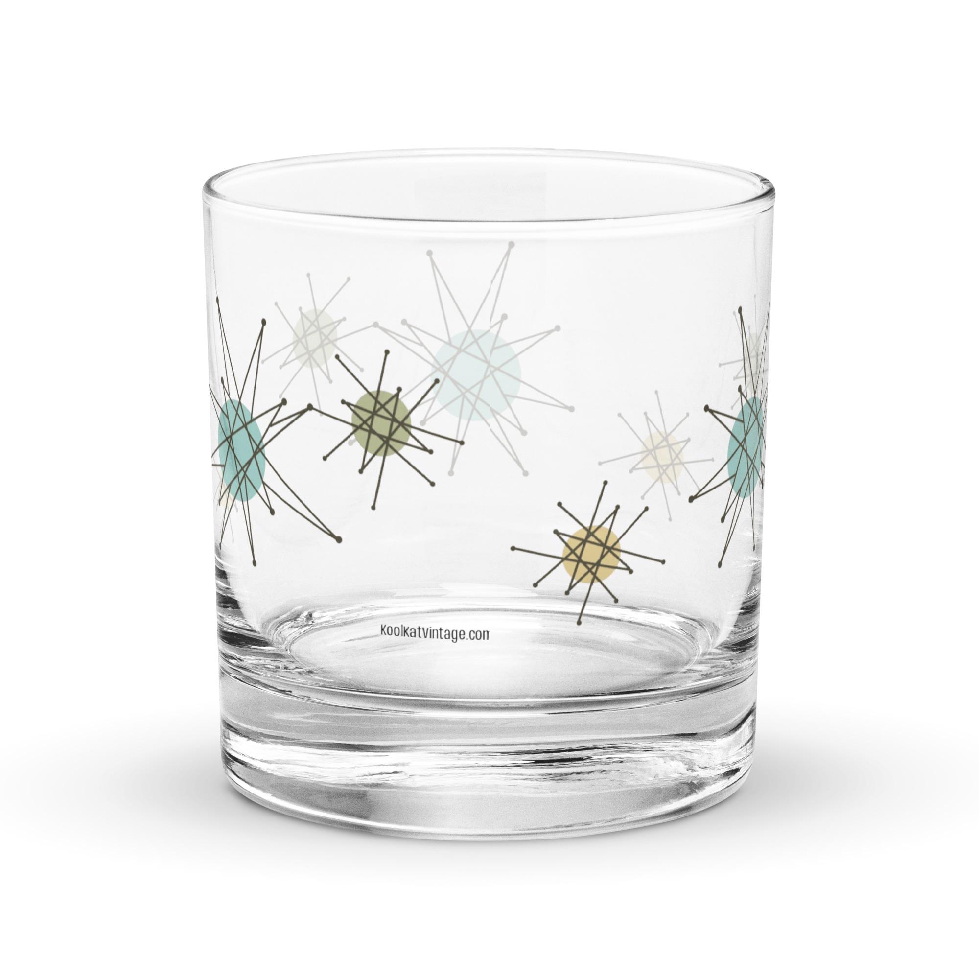 Franciscan Starburst Rocks Glass | 10.5 Ounce | Brand New Vintage Inspired