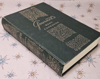 Libro de cocina del menú del gourmet / Cuarta edición, 1969 / Libro de cocina vintage