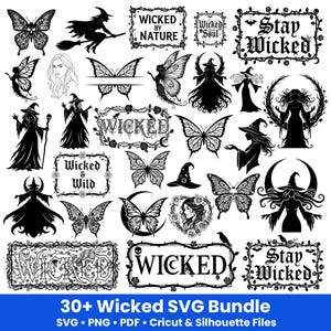 Wicked SVG, Wicked svg bundle, Wicked movie svg, Wicked PNG, Wicked Pink & Green SVG Bundle