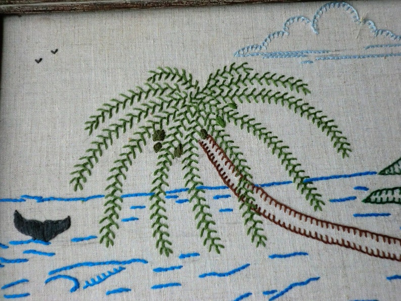 Island Daze creative crewel embroidery pattern image 2