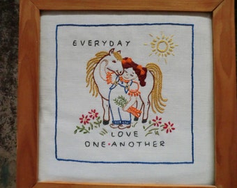 STARTER KIT for EVERYDAY Love One Another Embroidery Design