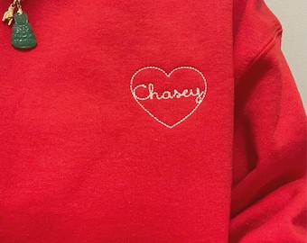 Sudadera personalizada de San Valentín / Sudadera con nombre de corazón personalizada / Sudadera para niño pequeño / Regalo de San Valentín