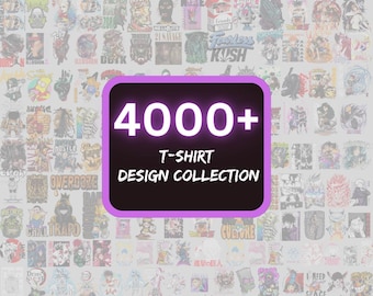 Más de 4000 gráficos PNG de ropa urbana / MRR / Archivos Cricut y Silhouette / Camisetas, DTF, Sublimación / Descarga digital instantánea