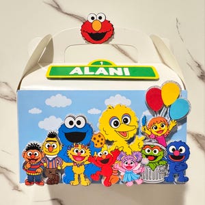 Sesame Street Party Favor Box or Bag