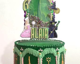 Decorazione per torta Wicked personalizzata