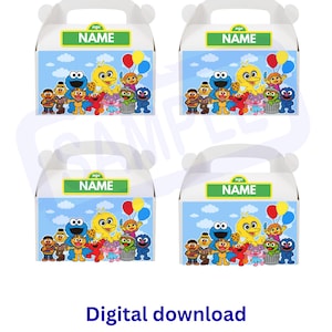 DIGITAL* Sesamstraße Partybox BLAU und PINK erhältlich