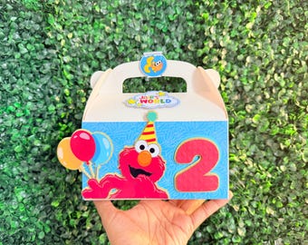 Red Monster World Party Boxes