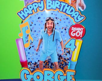 Decorazione personalizzata per torta di compleanno di Danny Go