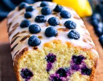 Blueberry Yogurt Cake Recipe  Easy and Simple Blueberry Dessert (Digital Download)