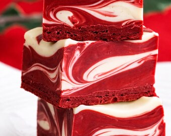 Red Velvet Fudge Recipe Easy Homemade Valentines Special Treat (Digital Downloads)