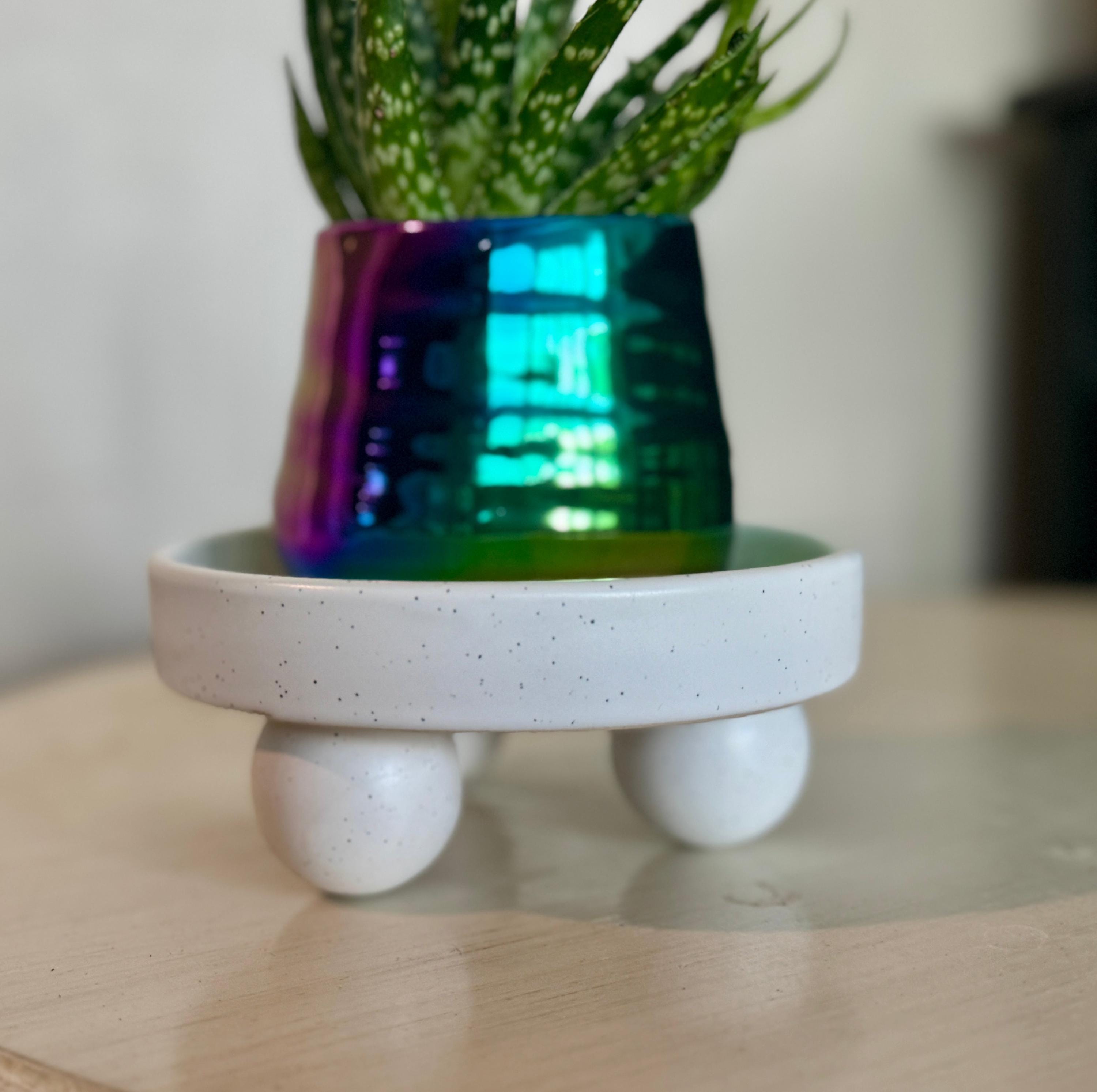 Minimalist White Ceramic Riser: Modern Display Stand, 5