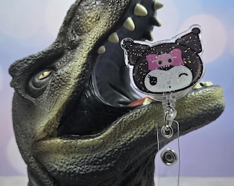 Intrekbare ID-badgehaspel van kawaii-personage