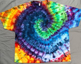 3XL 100% Cotton Spiral Ice Dye
