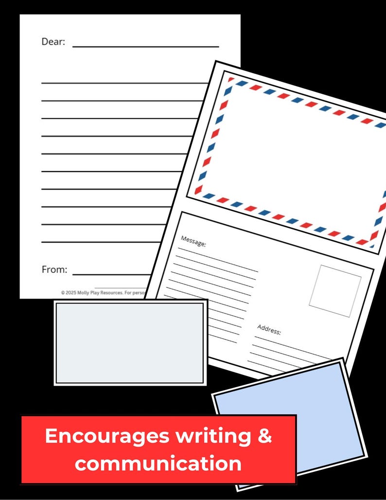 Post Office Dramatic Play | Printable Role Play Pack for Ages 5–12 - Etsy