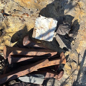 Antique Railroad Spikes 5 pack