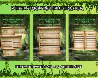 Witchy Tarot Journal – Tagesplaner, Ritual Reflektion (PDF)