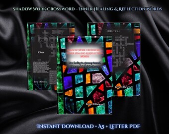Shadow Work Crossword Printable – Inner Healing & Reflection Words