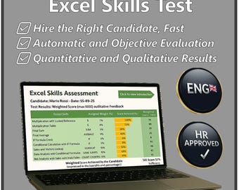 Automated Excel Recruitment Test – Standardized Evaluation for HR & Recruiters ENG