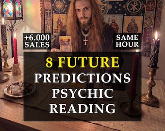 8 Future Psychic Predictions, Same Hour Reading (Digital)