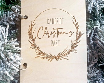 Christmas Card Keeper, Christmas Ornament, Family, Keepsakes, unique, Card storage, Card binder, Christmas Cards