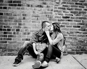 2 Chalk board heart Christmas proposal Valentines Day Wedding Engagement Photo props 8 1/2  x 9 1/2