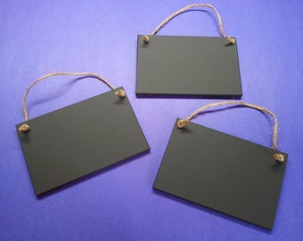 15 CHALKBOARD signs fifteen 4X6 inch table numbers double sided wedding party gift labels decoration