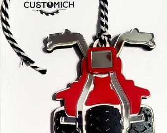 Vintage 3 wheeler ornament Honda 80's 3wheeler 3 wheeler Quad Motorcycle HRC Honda Racing Dirt bike outlawed