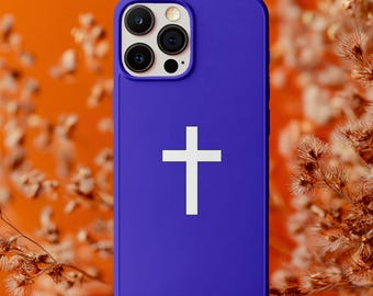 Kreuz Handyhülle, iPhone & Samsung Handyhülle, christlicher Glaube