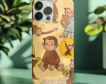 Custodia per iPhone con stampa floreale: stampa botanica, elegante protezione per il telefono