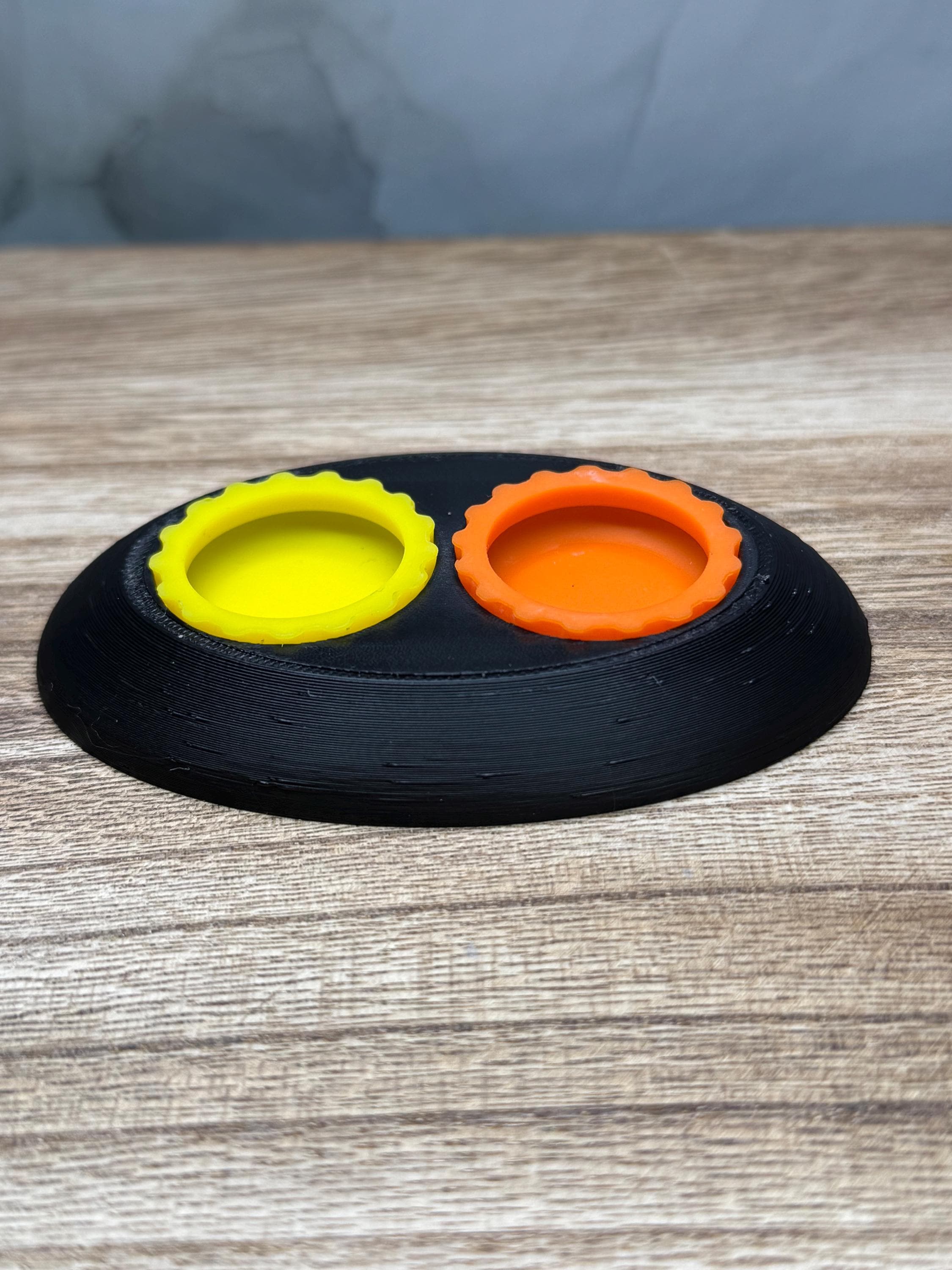 Reptile Feeder Cup Holder with 2 Silicone Cups | Double Feeding Dish for Geckos, Lizards, and Exotic Pets
