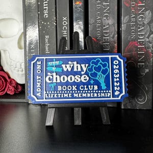 Warum ein Buchclubticket wählen? | Warum ein romantisches Geschenk wählen? | Geschenk für Reverse-Harem-Leser | Geschenk für erotische Bücherliebhaber | Deko fürs Bücherregal